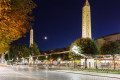 The Hippodrome of Istanbul at night