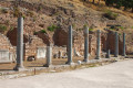 Ruins in the archaeological site of Delphi