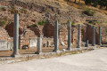 Ancient ruins in the site of Delphi