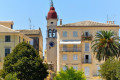 The Cathedral of Saint Spyridon in the town of Corfu
