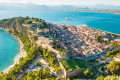 Aerial view of Nafplion, the first capital of modern Greece