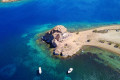 Rock of Kalikatsou in Petra beach, Patmos