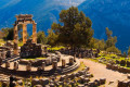 Pronaia in Delphi was the area preceeding entering the Temple