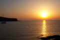 Sunset in the beach of Sifneikos Gyalos