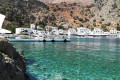The village of Sougia in Crete