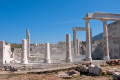 The Temple of Demeter in Naxos, honoring the goddess of harvest and agriculture 