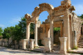 On of the most prominent Ephesian sites, the Temple of Hadrian