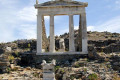 Entrance to the Doric Temple in Delos