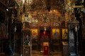 Frescoes inside the Holy Monastery of Agios Stefanos in Meteora