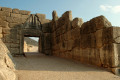 The Lion Gate, the entrance of the Mycenae archaeological site in Peloponnese