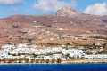 The port of Tinos as you approach the island