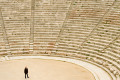 The famous theater at the Asklepieion of Epidaurus, the finest and most renowned of its kind