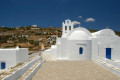 Traditional white-washed chapel in Sifnos