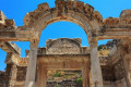 The Temple of Hadrian in ancient Ephesus, modern day Turkey