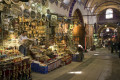 People shopping at Grand Bazaar market in Istanbul, Turkey