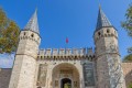 Topkapi Palace gate of Salutation in Istanbul, Turkey