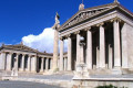 The University of Athens is housed a beautiful neoclassical building