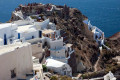 The Venetian Bastion in Oia offers great views of the caldera