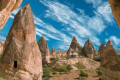 Stunning rocky landscape in Cappadocia