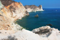 The White Beach in Santorini