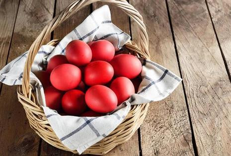 Dying eggs red is a staple of Greek Easter