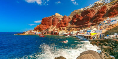 Ammoudi bay in Santorini