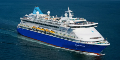 The Celestyal Discovery cruise ship