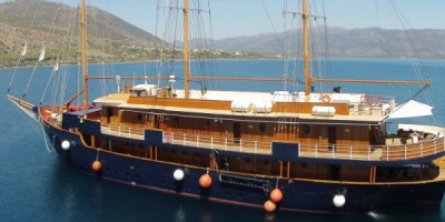 The M/S Galileo will be the vessel that will travel you around the Aegean Sea