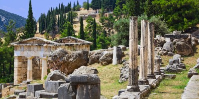 Delphi ancient city ruins, Greece mainland tour