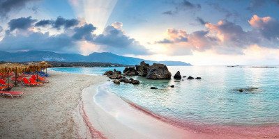 The pink sands of Elafonisi