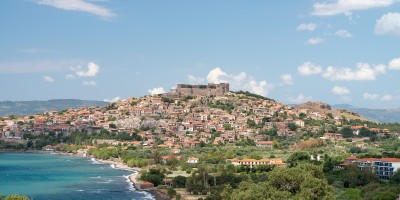 Molyvos town panorama, Lesvos island