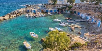Mantrakia village in Milos island