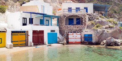 The fishing village of Klima in Milos