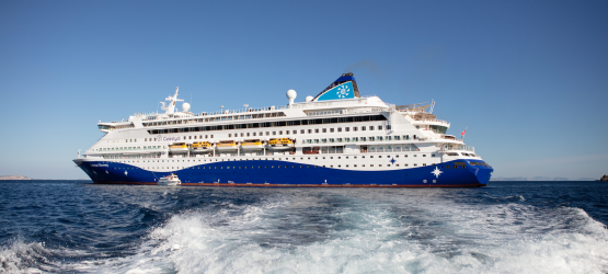 The Celestyal Discovery cruise ship
