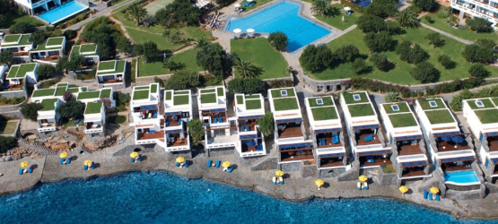 Elounda Beach Aerial Photo Elounda Beach Aerial Photo