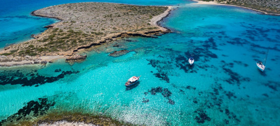 Aerial view of Panteronissi Aerial view of Panteronissi