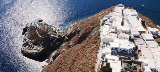 The village of Kastro in Sifnos