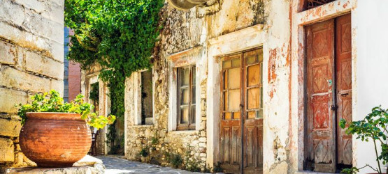 The traditional village of Chalki in Naxos The traditional village of Chalki in Naxos